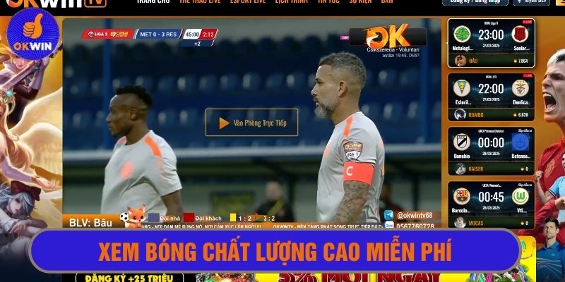 Xem trực tiếp mọi trận cầu cực nét mà không mất phí 